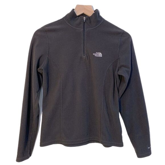 The North Face Quarter Zip Pullover Long Sleeve Mock Neck Athletic Top. - Picture 1 of 11